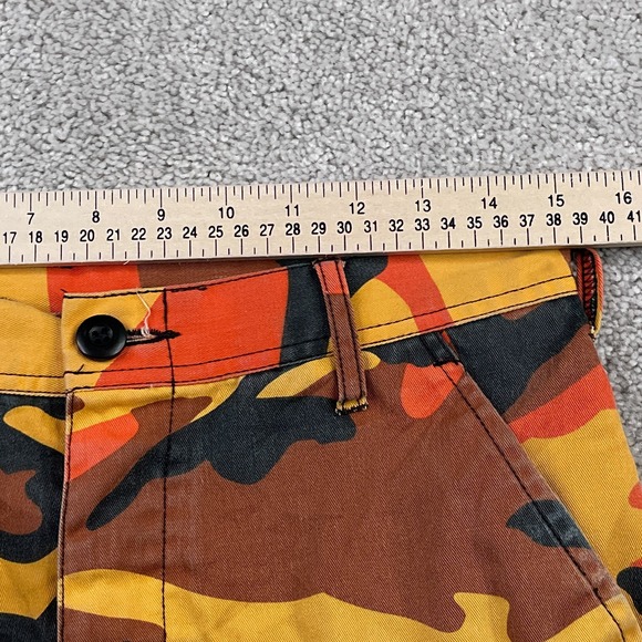 Rothco Military Pants Mens Small Regular Orange Woodland Camo Cargo BDU Tactical - Picture 6 of 12
